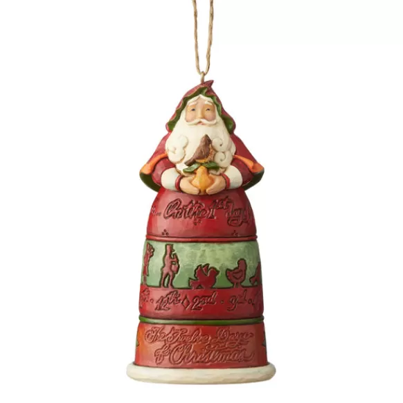 Best Sale 12 Days Of Christmas Santa Ornament - Jim Shore