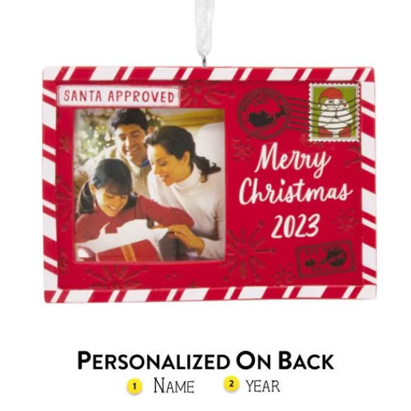 Online 2023 Christmas Letter Picture Frame Ornament Picture Frames