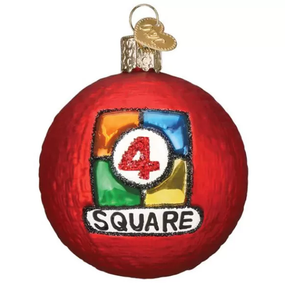 Online 4 Square Ball Ornament - Fun & Games