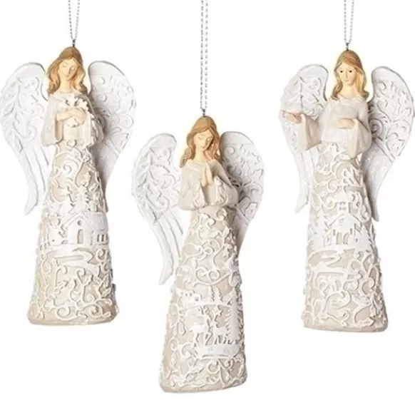 Cheap Angel Ornaments - 3 Assorted Angels & Religious