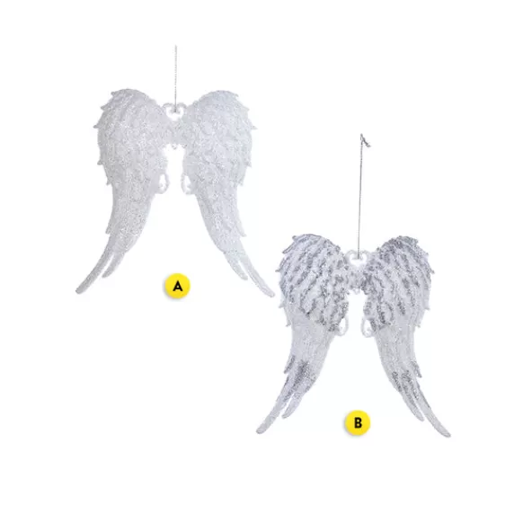 Clearance Angel Wings Ornament Memorial