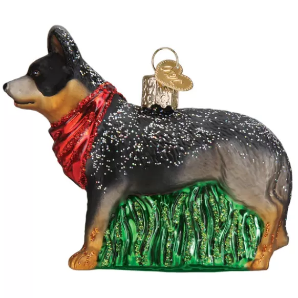 Hot Old World Christmas Australian Cattle Dog Ornament -