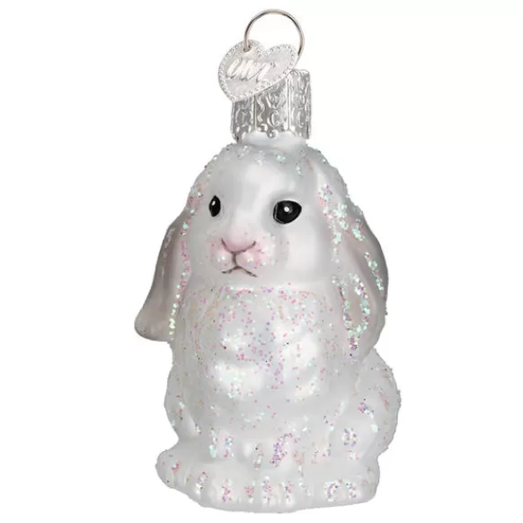 Store Baby Bunny Ornament - White - Animals