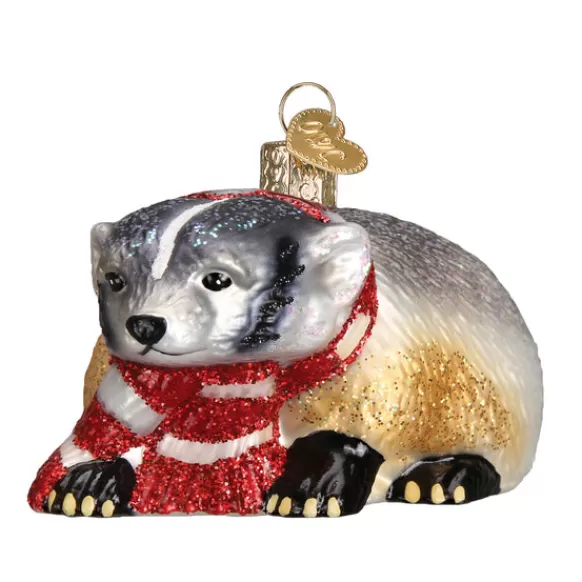 Hot Badger Ornament - Collegiate