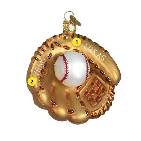 Best Old World Christmas Baseball Mitt Ornament -