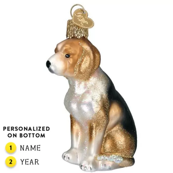 Sale Old World Christmas Beagle Ornament -