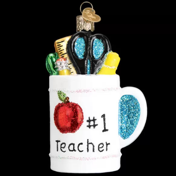 Online Best Teacher Mug Ornament - School Days