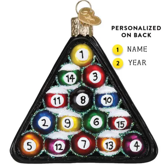 Shop Billiard Balls Ornament - Fun & Games