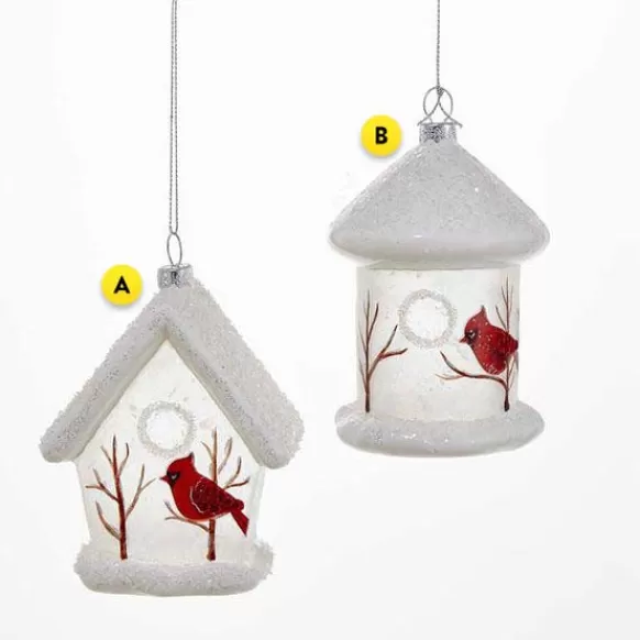 Shop Birdhouse With Cardinal Ornament Garden, Birds & Insects