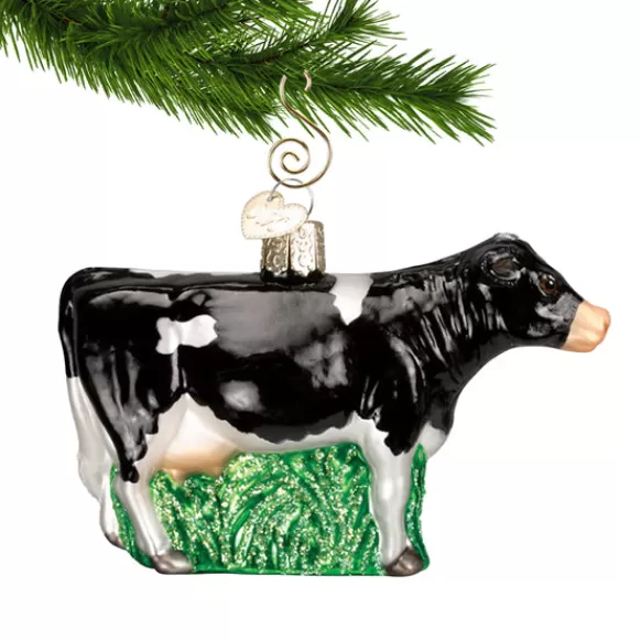 Clearance Black Dairy Cow Ornament - Horse & Farm