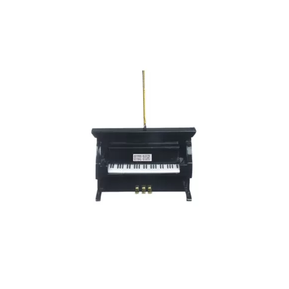 New Black Upright Piano Ornament Music