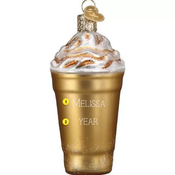 Best Sale Old World Christmas Blended Ice Coffee Ornament -