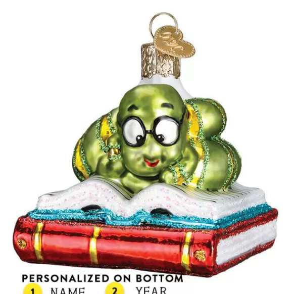 Fashion Bookworm Ornament - Hobbies & Activities