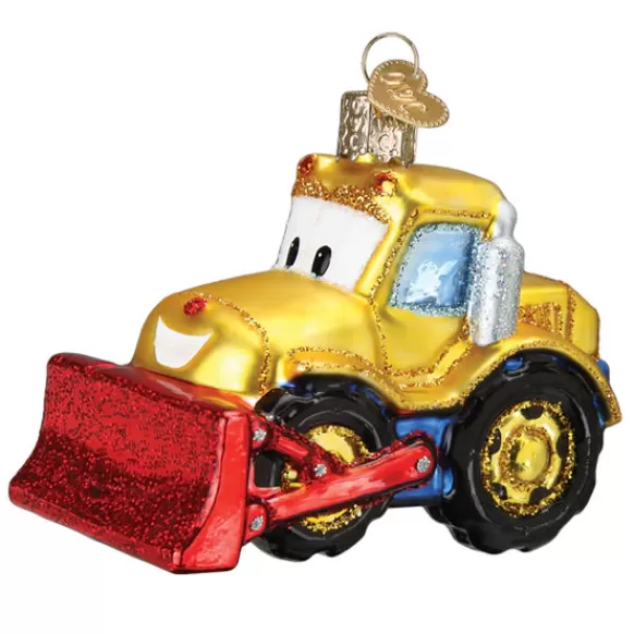 Shop Bright-Eyed Bulldozer Ornament - Kids