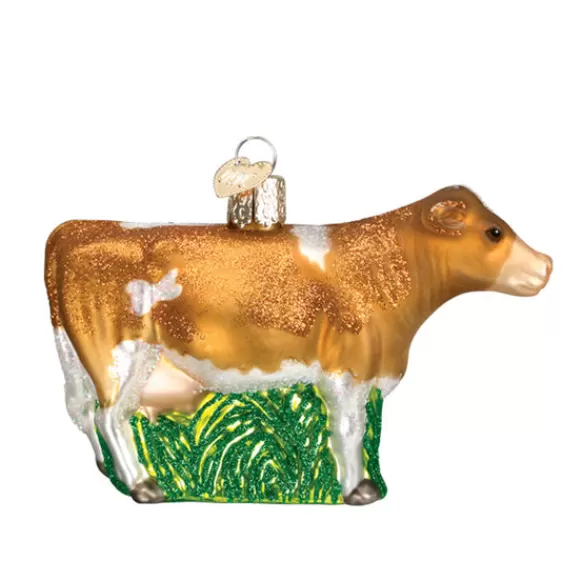 Best Sale Brown Dairy Cow Ornament - Horse & Farm