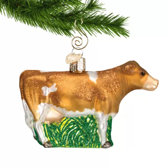 Best Sale Brown Dairy Cow Ornament - Horse & Farm