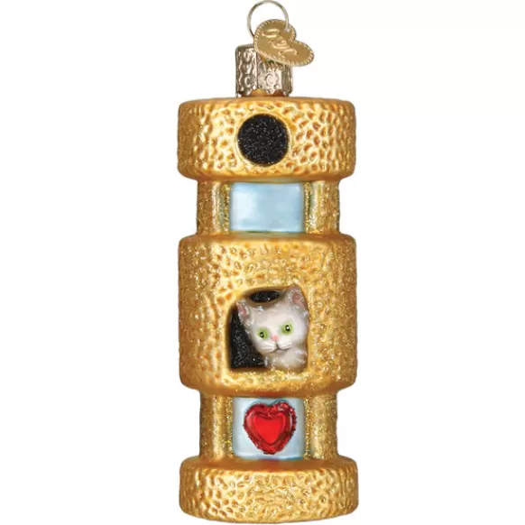 Discount Old World Christmas Cat Tower Ornament -