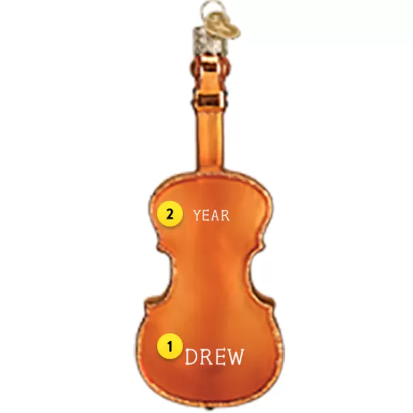 Outlet Cello Ornament - Music