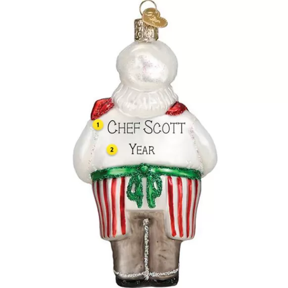 Store Old World Christmas Chef Santa Ornament -