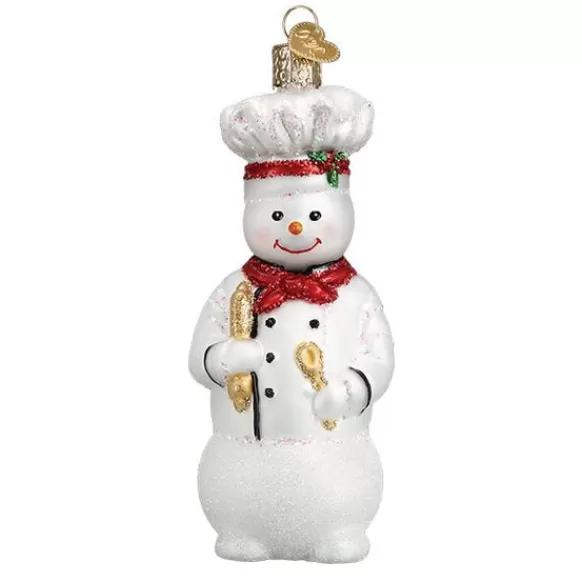 Best Old World Christmas Chef Snowman Ornament -