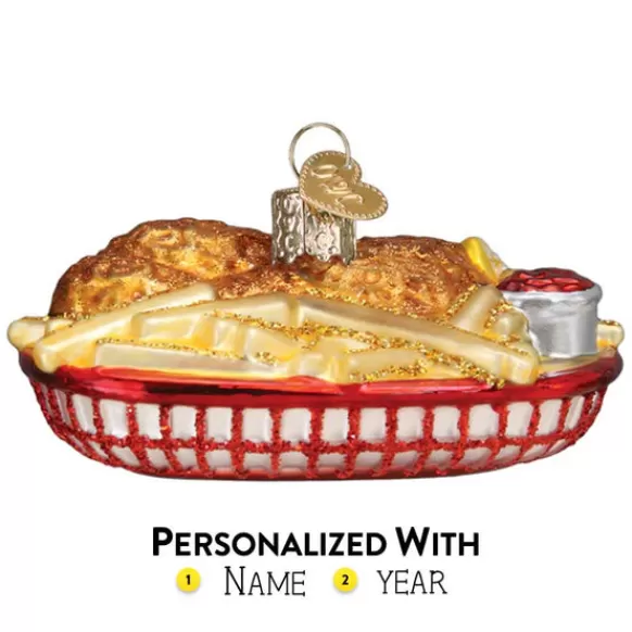 Best Old World Christmas Chicken Basket Ornament -