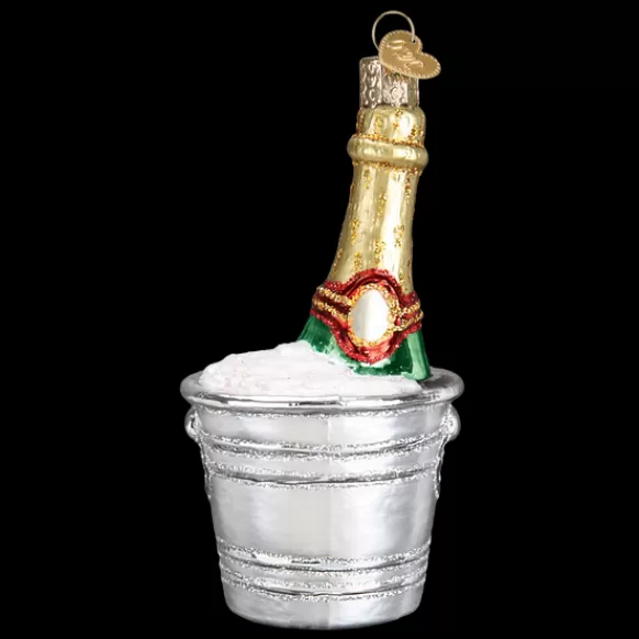 Clearance Chilled Champagne Ornament - Engaged, Wedding, & Anniversary