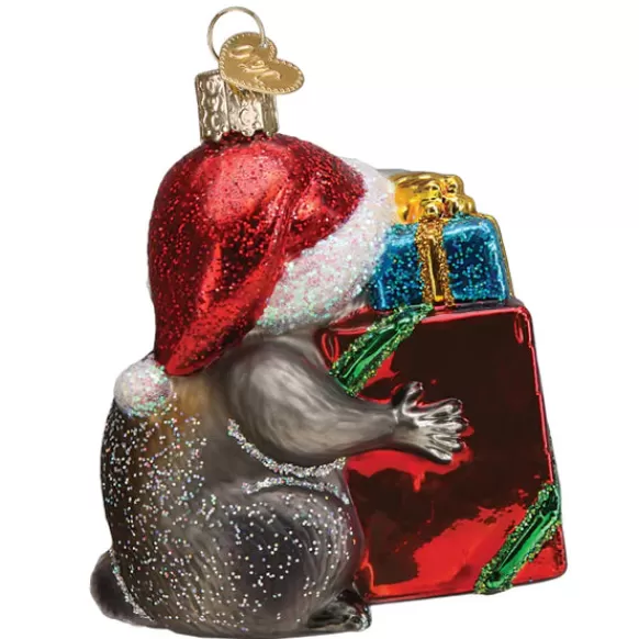 Clearance Old World Christmas Christmas Bandit Raccoon Ornament -