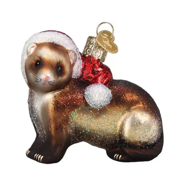 New Old World Christmas Christmas Ferret Ornament -