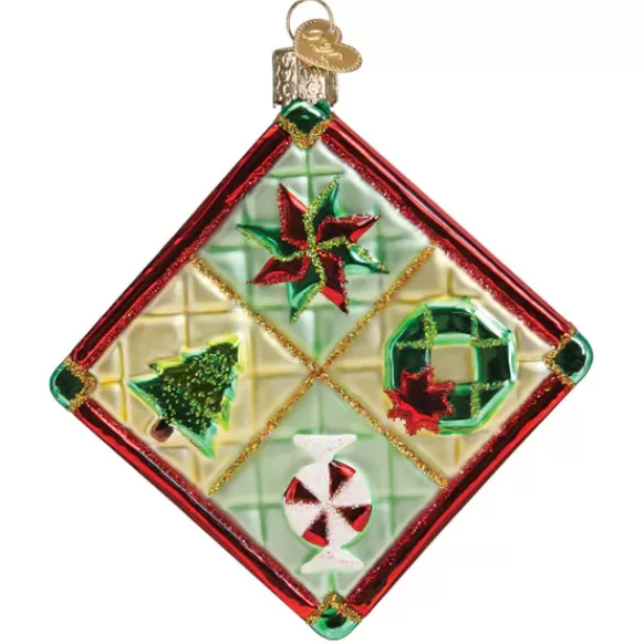 New Old World Christmas Christmas Quilt Ornament -