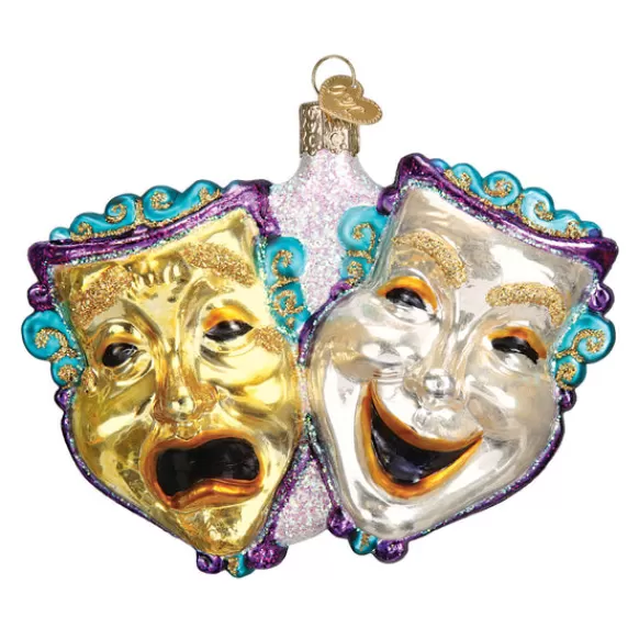 Clearance Comedy And Tragedy Ornament - Hobbies & Activities