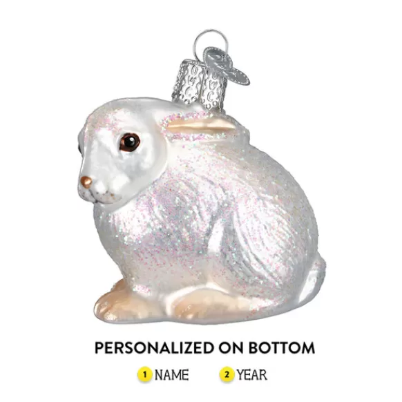 Best Sale Cottontail Bunny Ornament - White - Horse & Farm