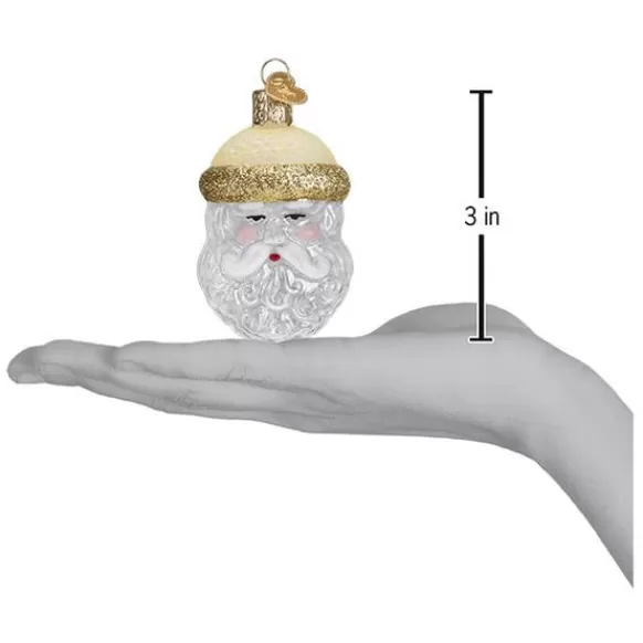 Outlet Old World Christmas Crystal Santa Ornament -