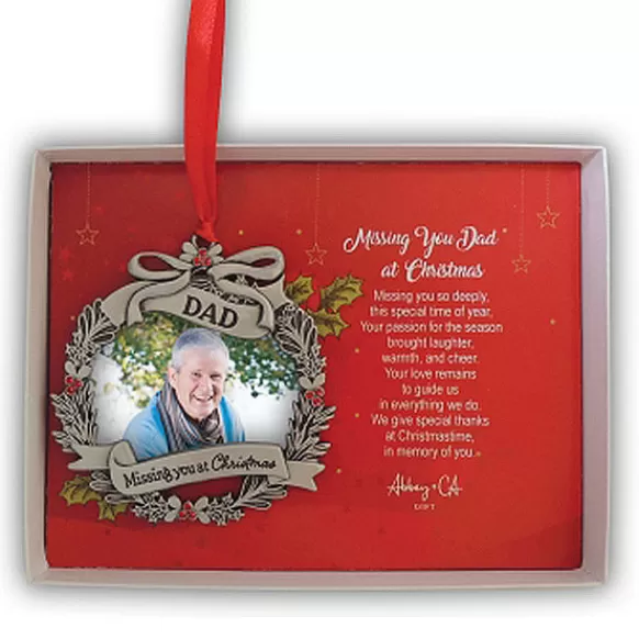 Clearance Dad Memorial Photo Frame Ornament Picture Frames