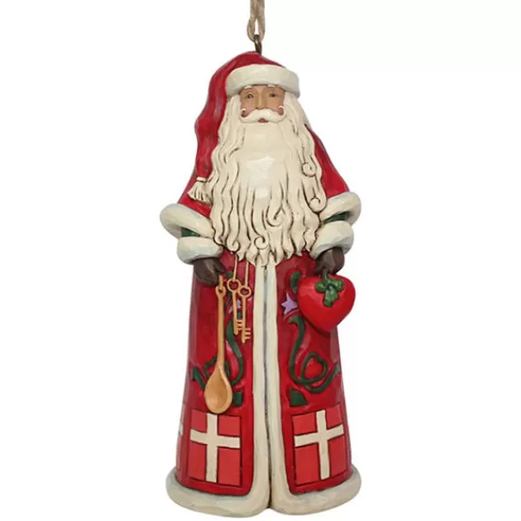 Cheap Jim Shore Danish Santa Ornament