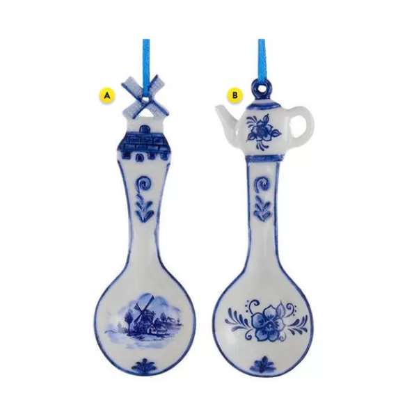 Outlet Delft Blue Spoon Ornament Household