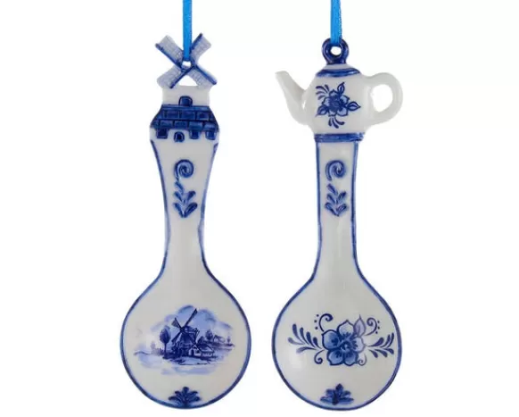 Outlet Delft Blue Spoon Ornament Household