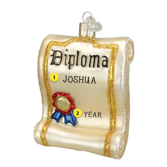 Discount Diploma Ornament - Graduation