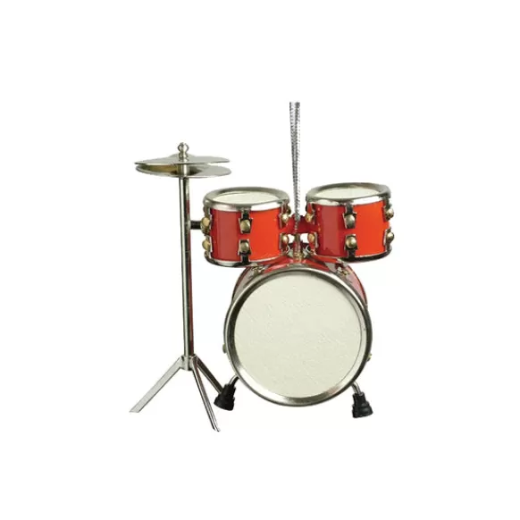 Cheap Drum Set Ornament - Red Music