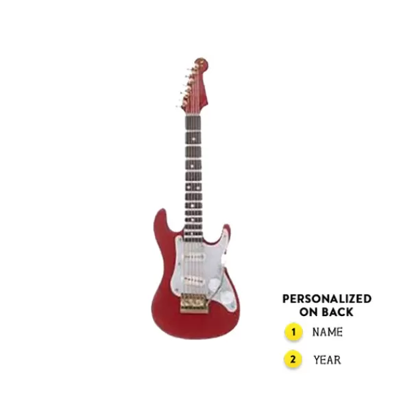 Cheap Electric Guitar Ornament - Red Music