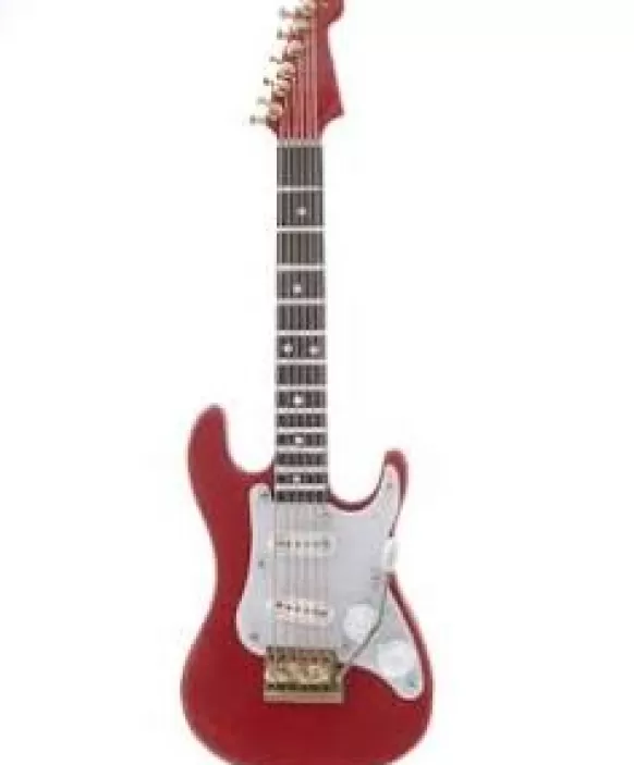 Cheap Electric Guitar Ornament - Red Music