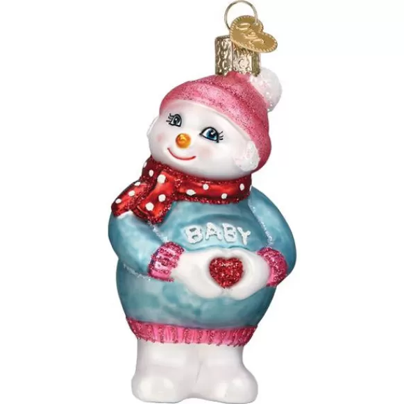 Online Expectant Snowlady Ornament - Expecting & New Family