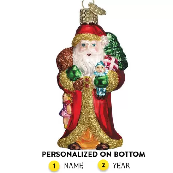 Best Old World Christmas Father Christmas With Gifts Ornament -