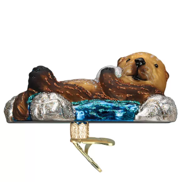 Store Floating Sea Otter Ornament - Fish & Reptile