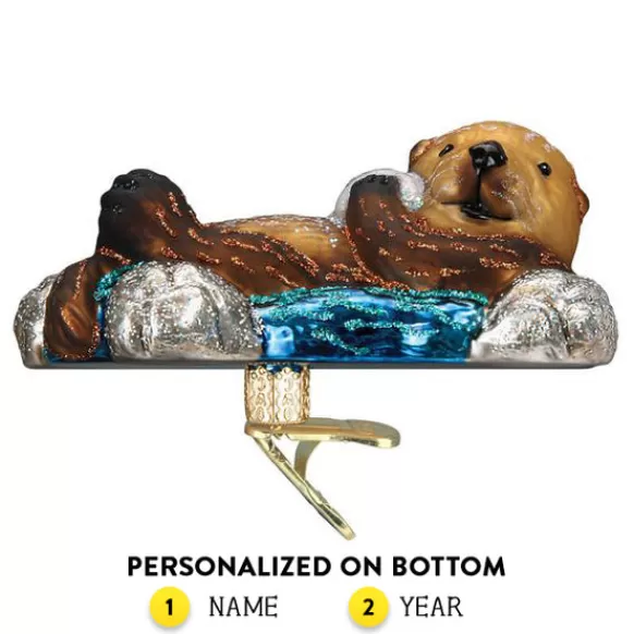 Store Floating Sea Otter Ornament - Fish & Reptile