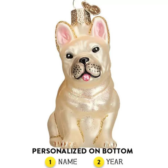 Clearance Old World Christmas French Bulldog Ornament -