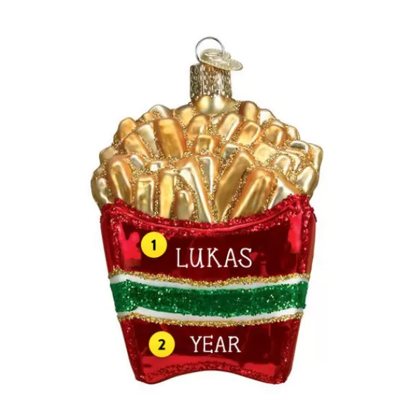 Flash Sale Old World Christmas French Fries Ornament -