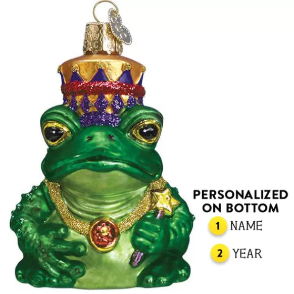 Sale Frog King Ornament - Animals