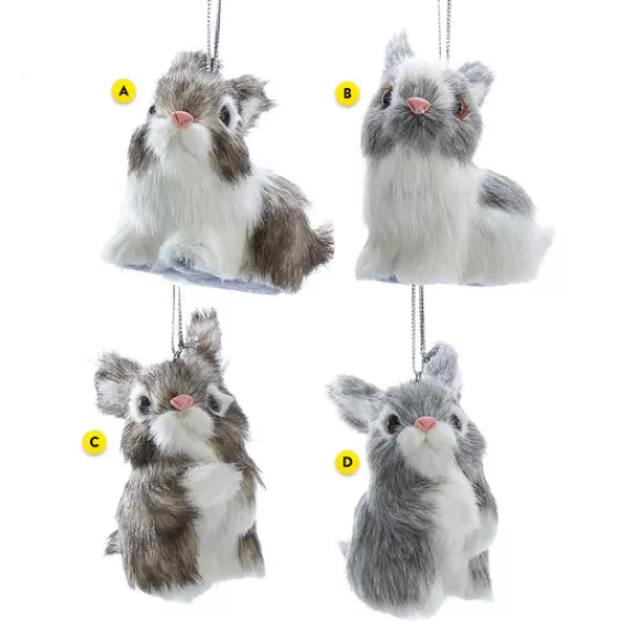 Store Fuzzy Bunny Ornament Animals