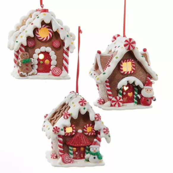 Outlet Kurt Adler Gingerbread House Ornament-Led Lighted