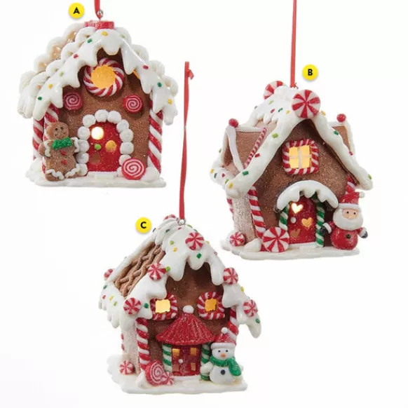 Outlet Kurt Adler Gingerbread House Ornament-Led Lighted